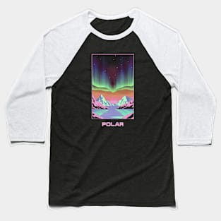 Polar Lights Northern Landscape Baseball T-Shirt